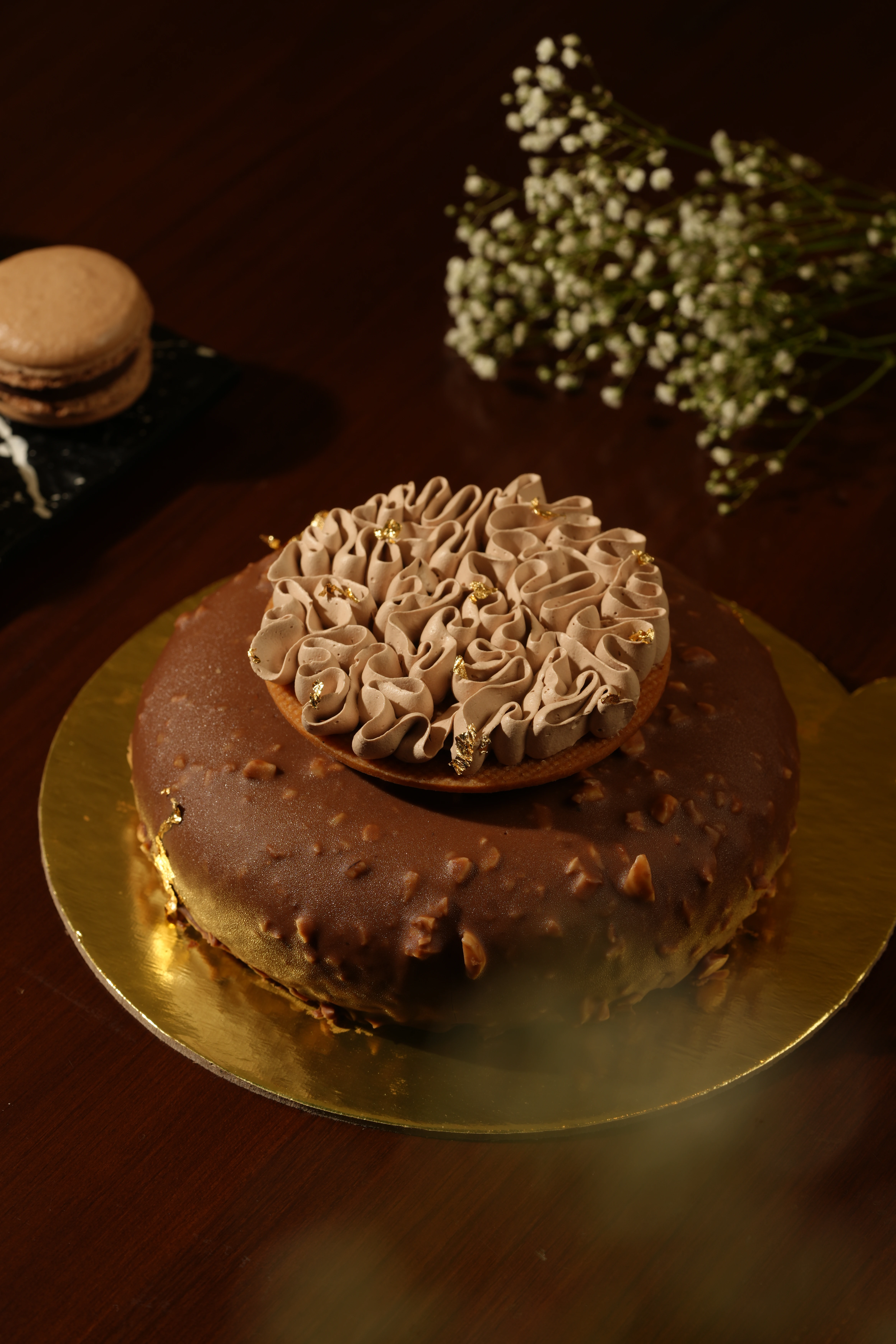 Hazelnut Chocolate Mousse Cake
