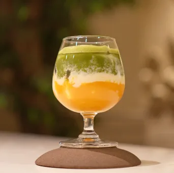 Mango Matcha Latte